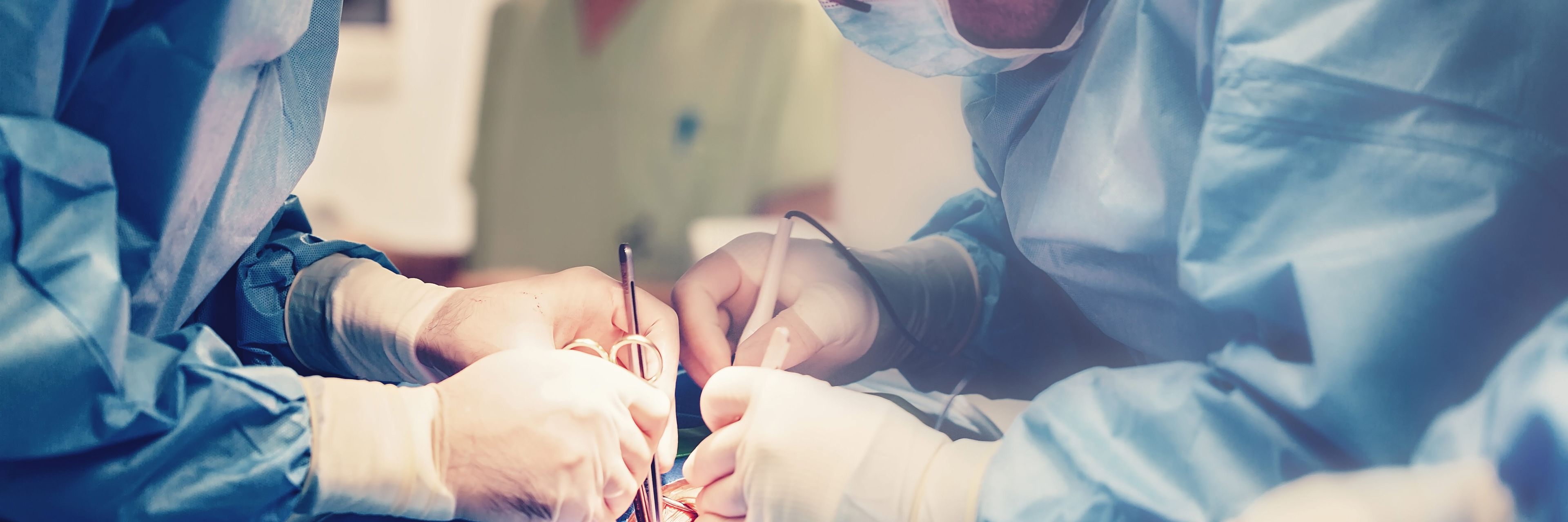 Doctors performing surgery