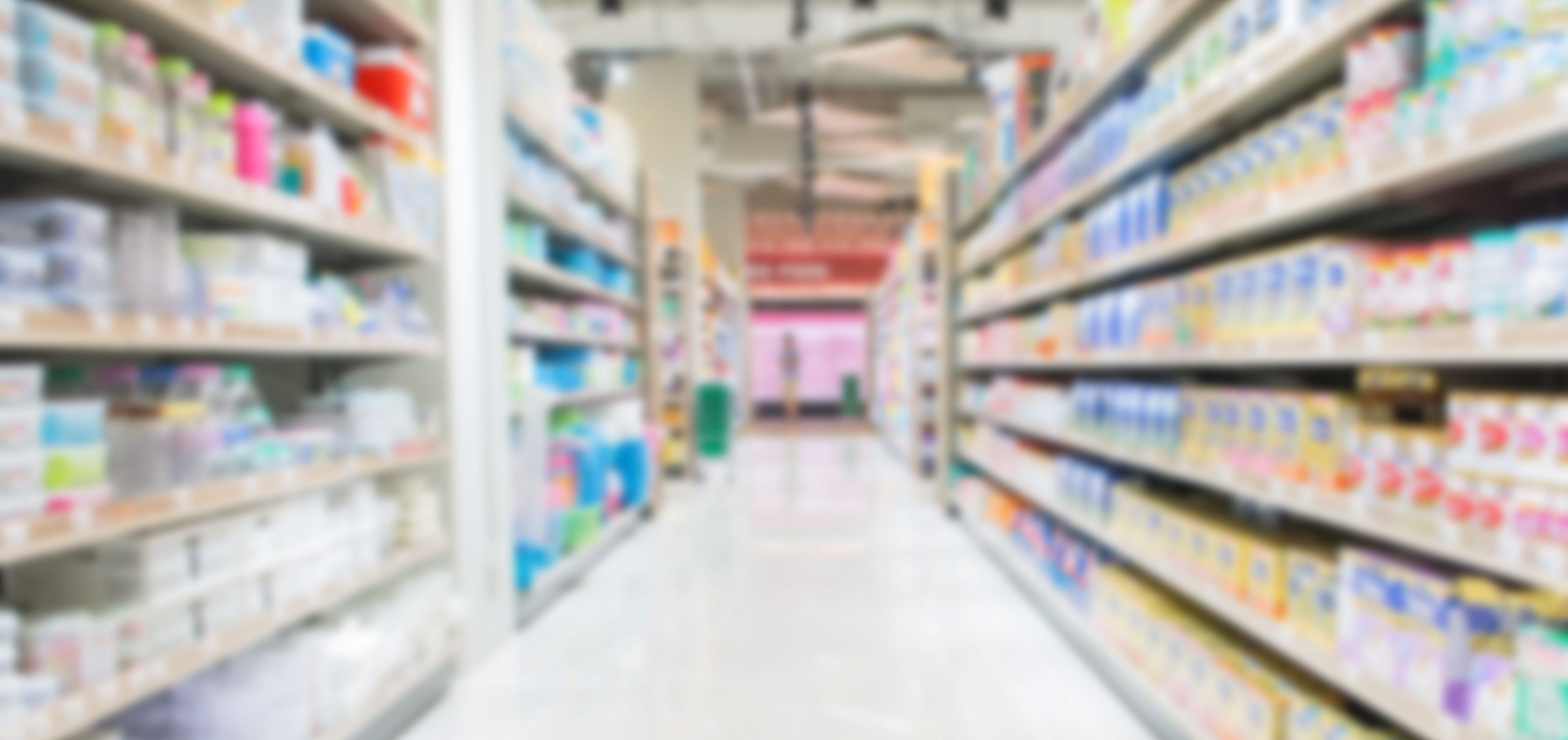 Grocery store shelving