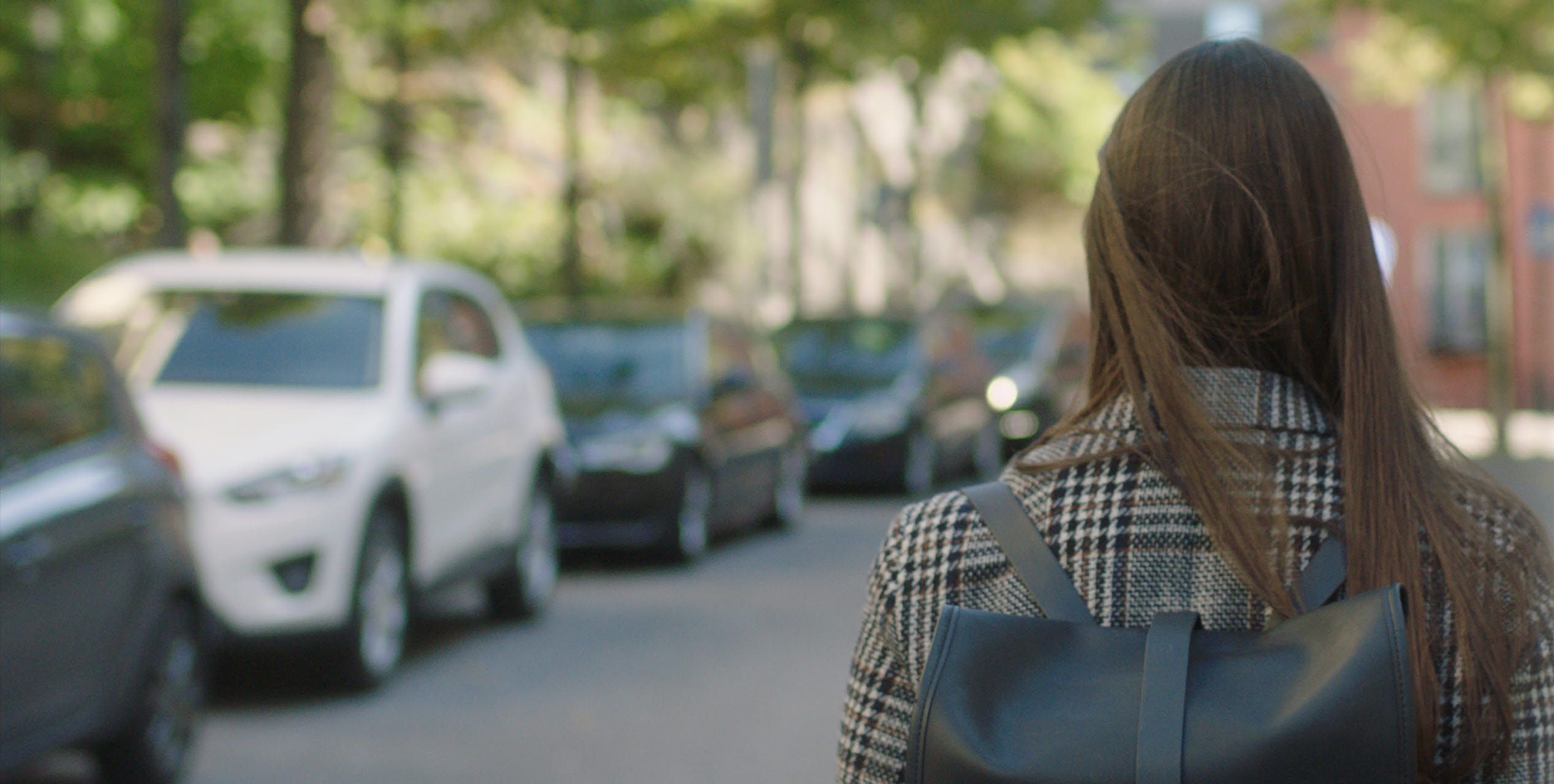 researcher with eye tracker in backpack 