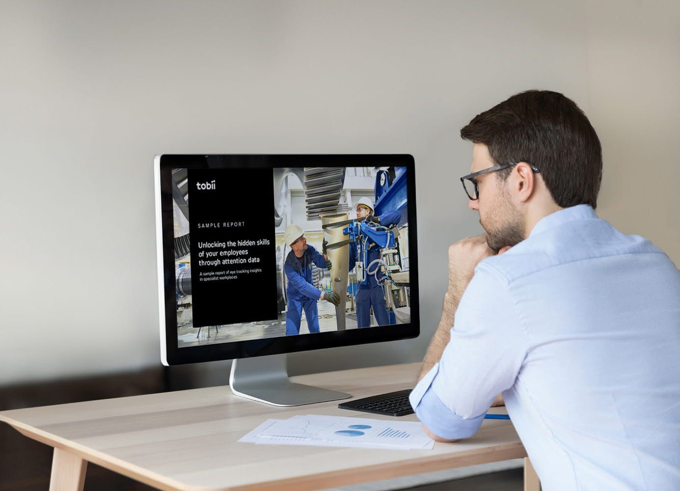 Person at a computer