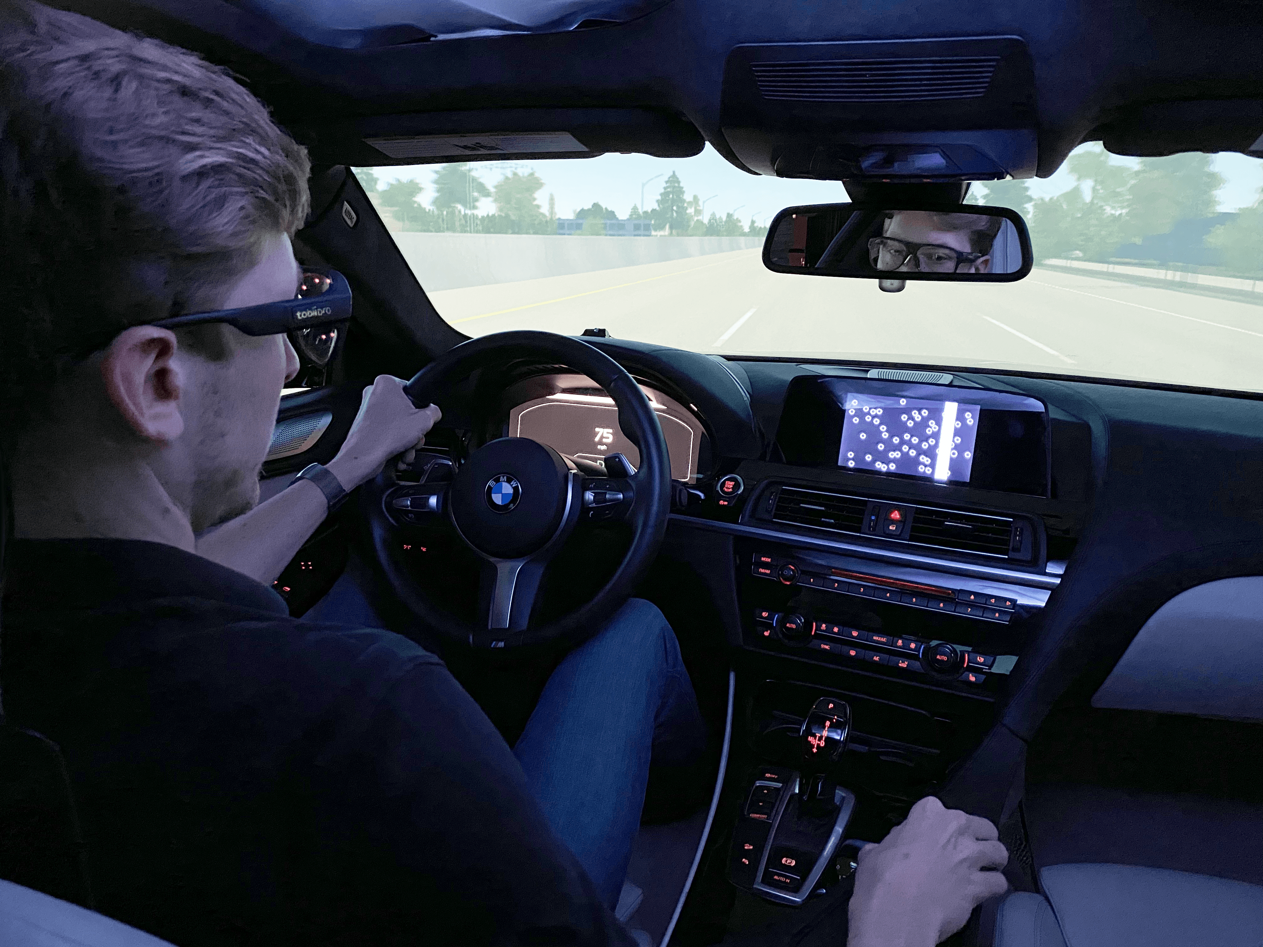 Using Tobii Pro Glasses 3 wearable eye trackers while driving a car
