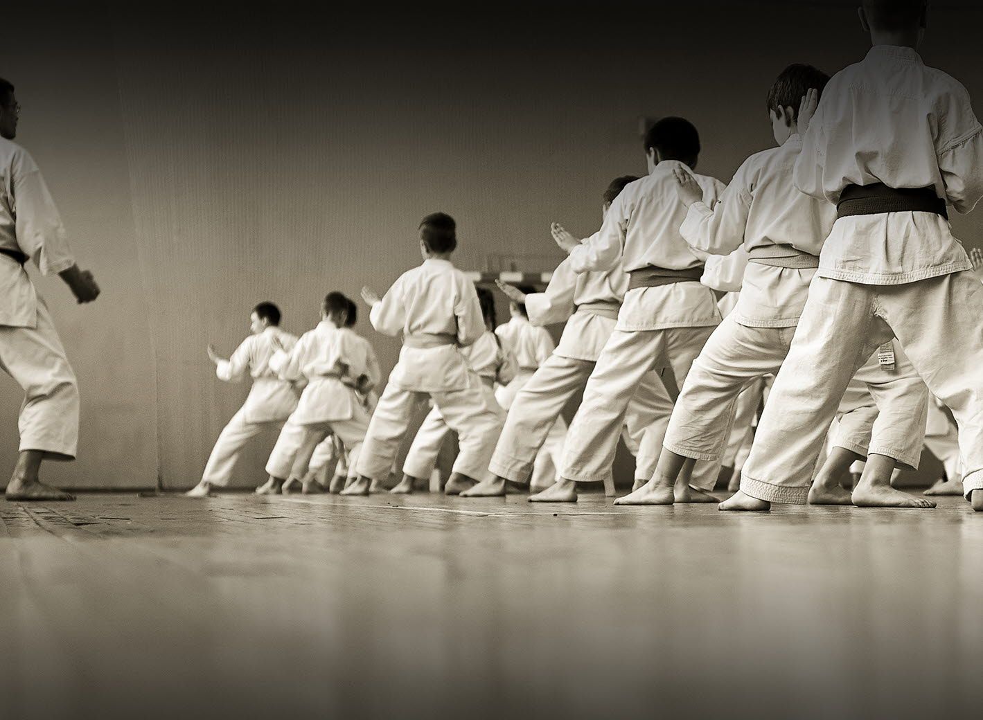 Training Karate athletes