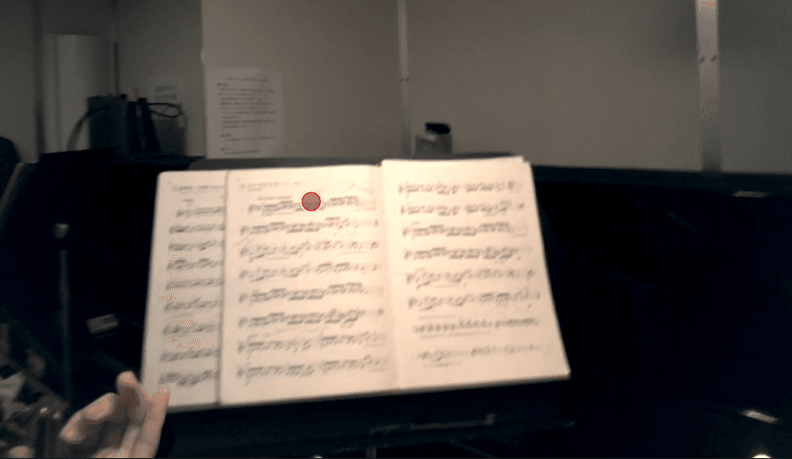 The way a violin teacher looks at you when you are playing the violin.