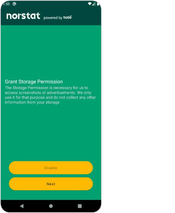 Tobii attention panel - gaze accessibility service