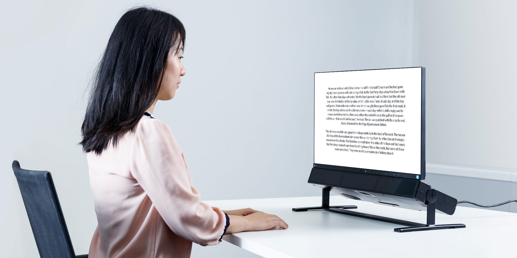 Tobii Pro Spectrum used for reading research