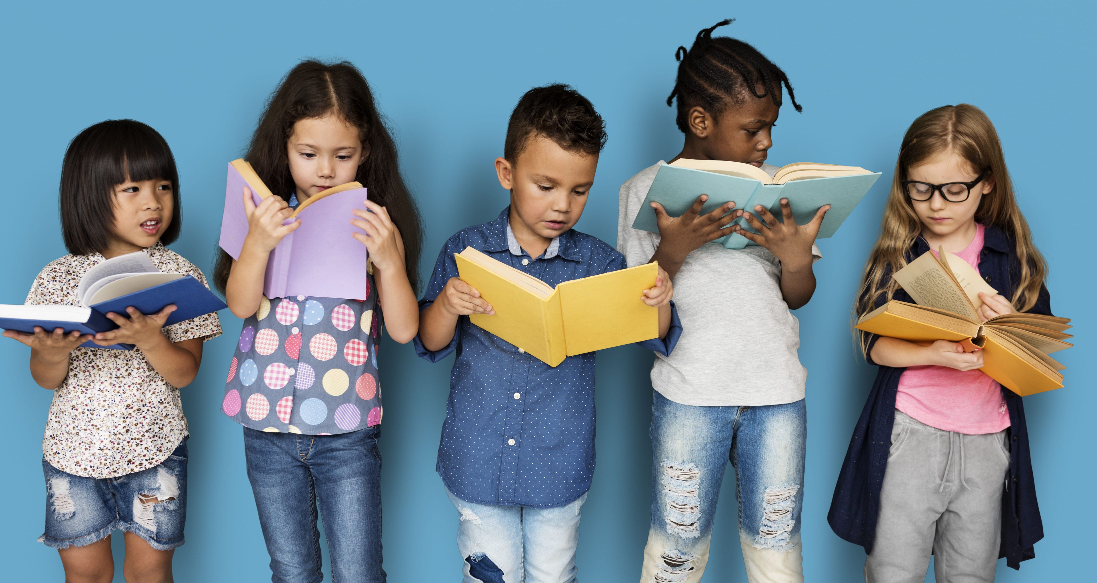 Children reading