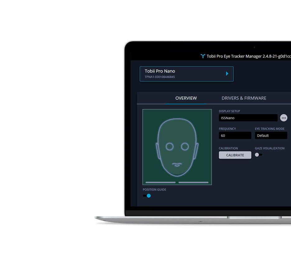 Tobii Pro Eye Tracker Manager