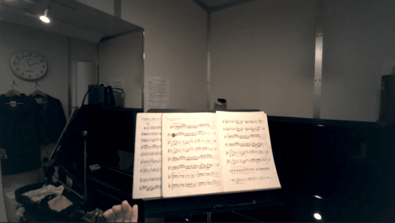 The way a violin teacher looks at you when you are playing the violin.