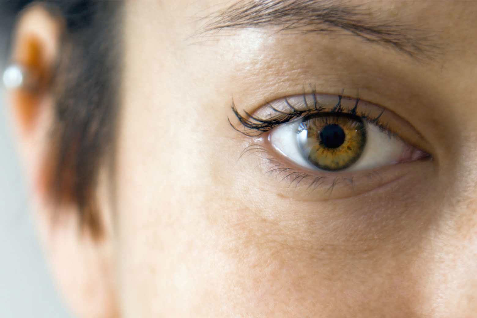 Close up of the human eye