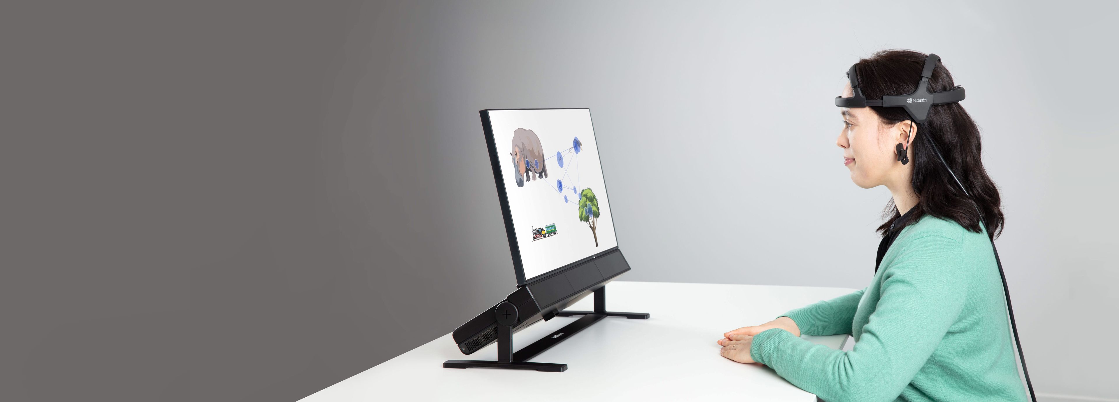 Women looking at Tobii Pro Spectrum