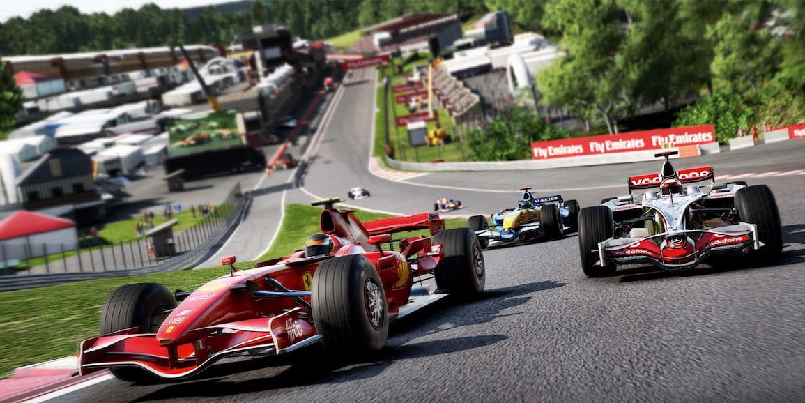 F1 racing PC game - Tobii Gaming