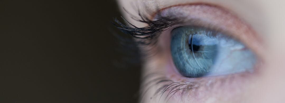 Close up of human eye
