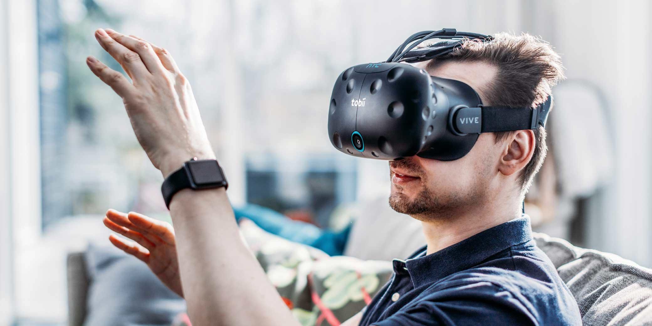 Tobii Pro VR Integration based on HTC Vive HMD for behavioral research in immersive virtual environments