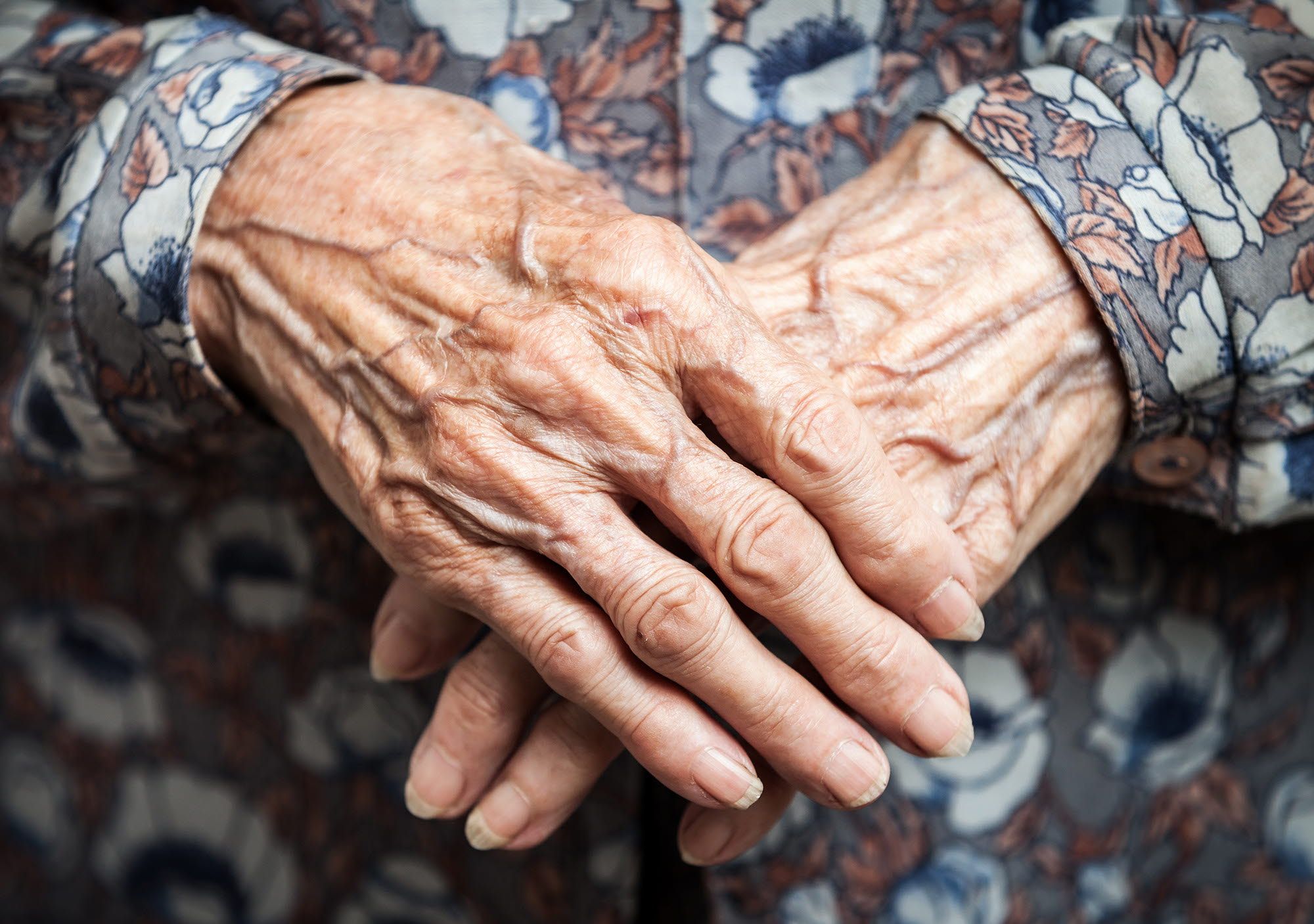 Older woman's hands