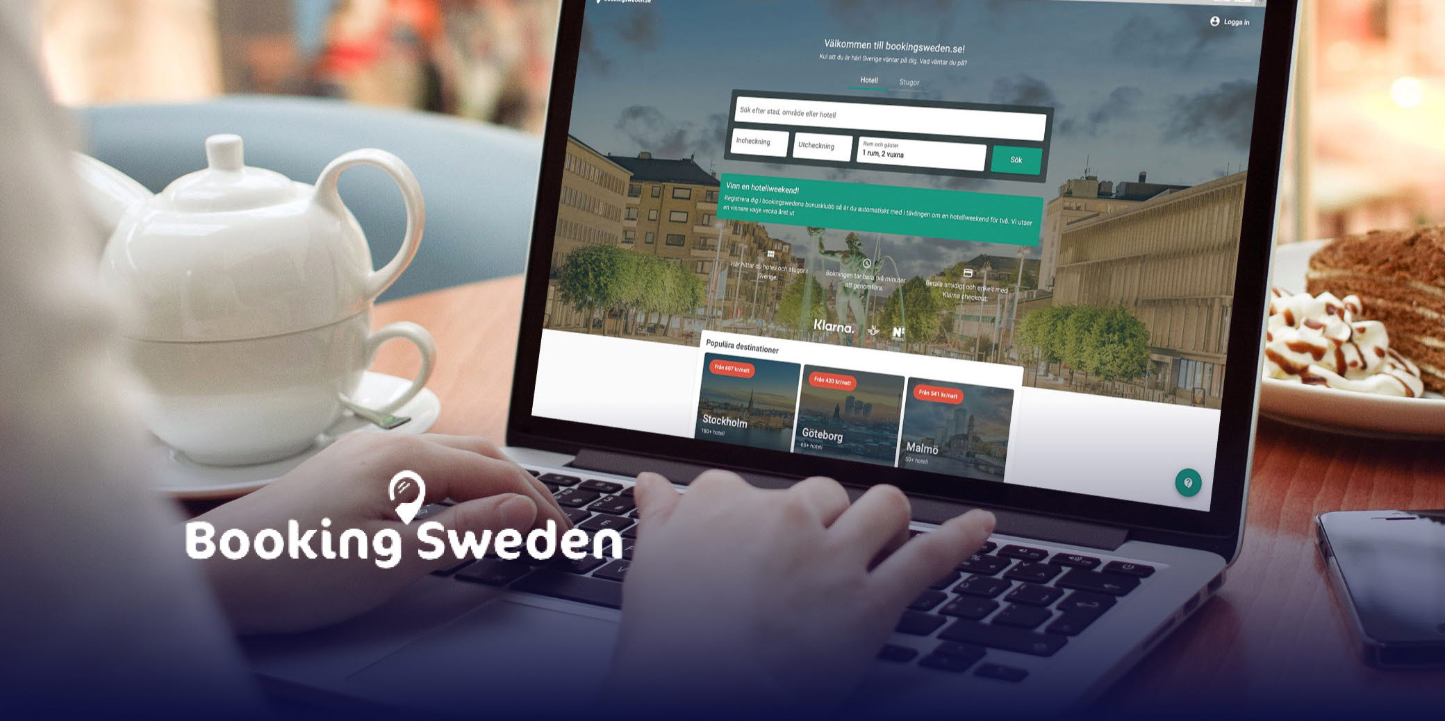 Booking Sweden website