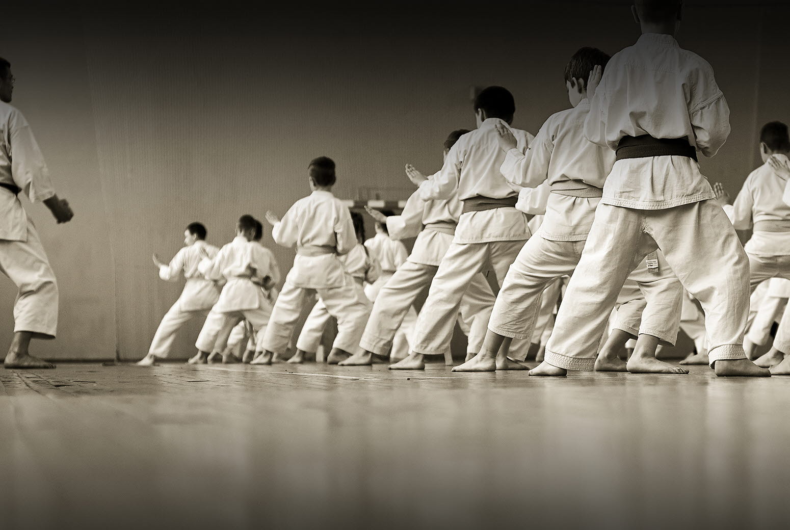 Training Karate athletes