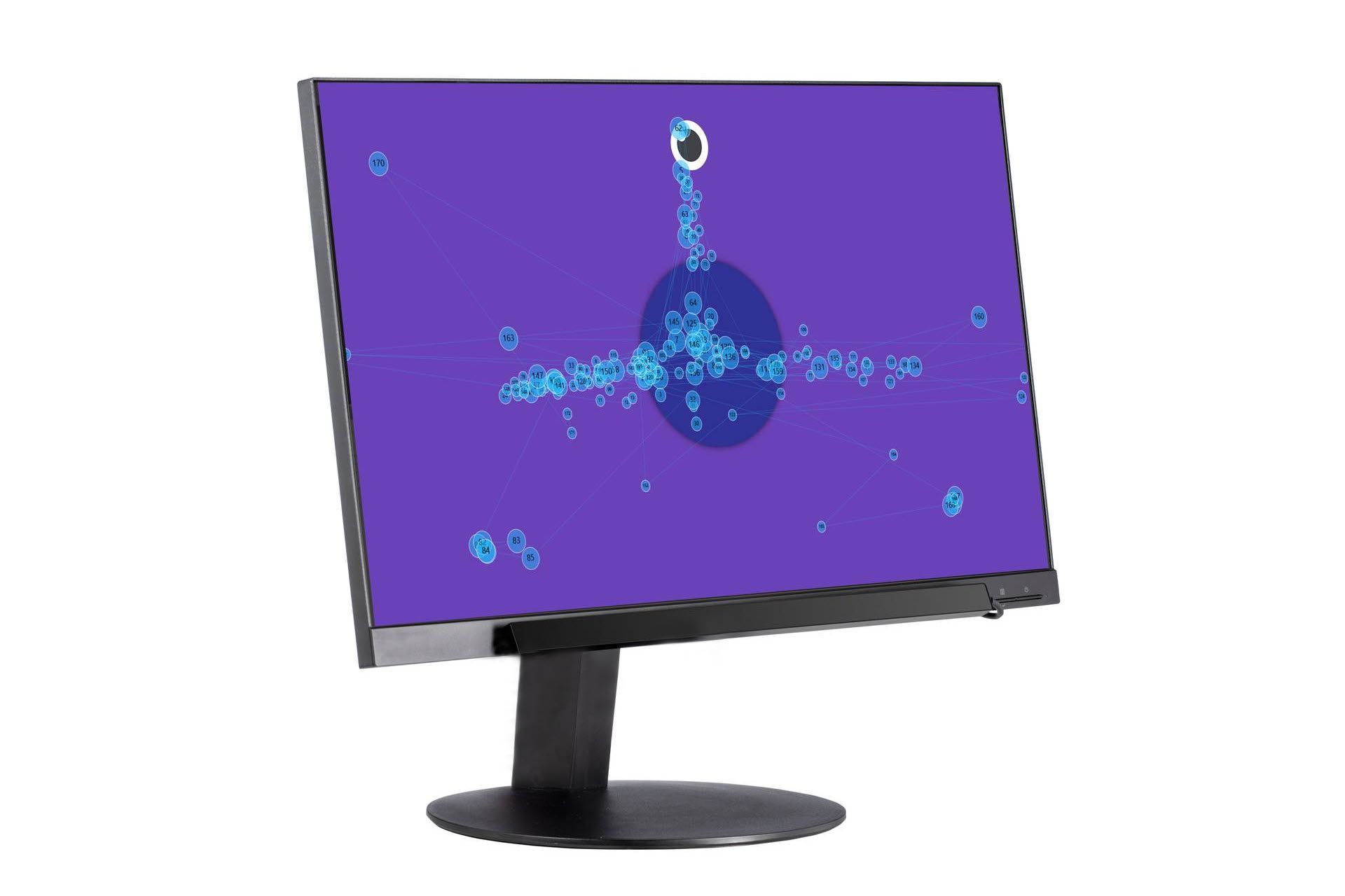 Tobii Pro Fusion on a computer