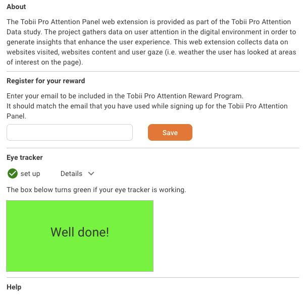 Tobii Pro Attentional panel testing installation instructions