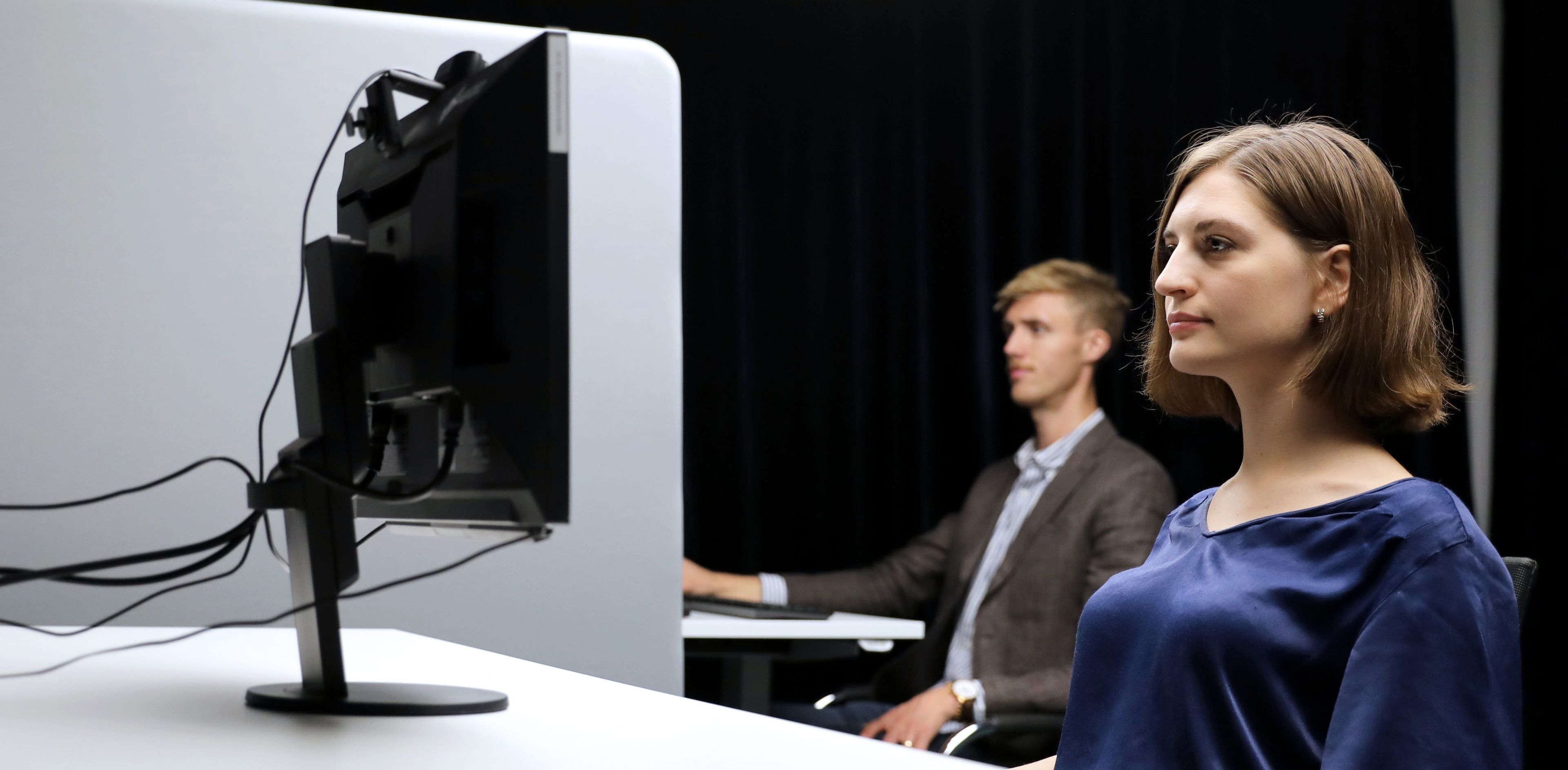 Tobii Pro Fusion being used in a lab environment