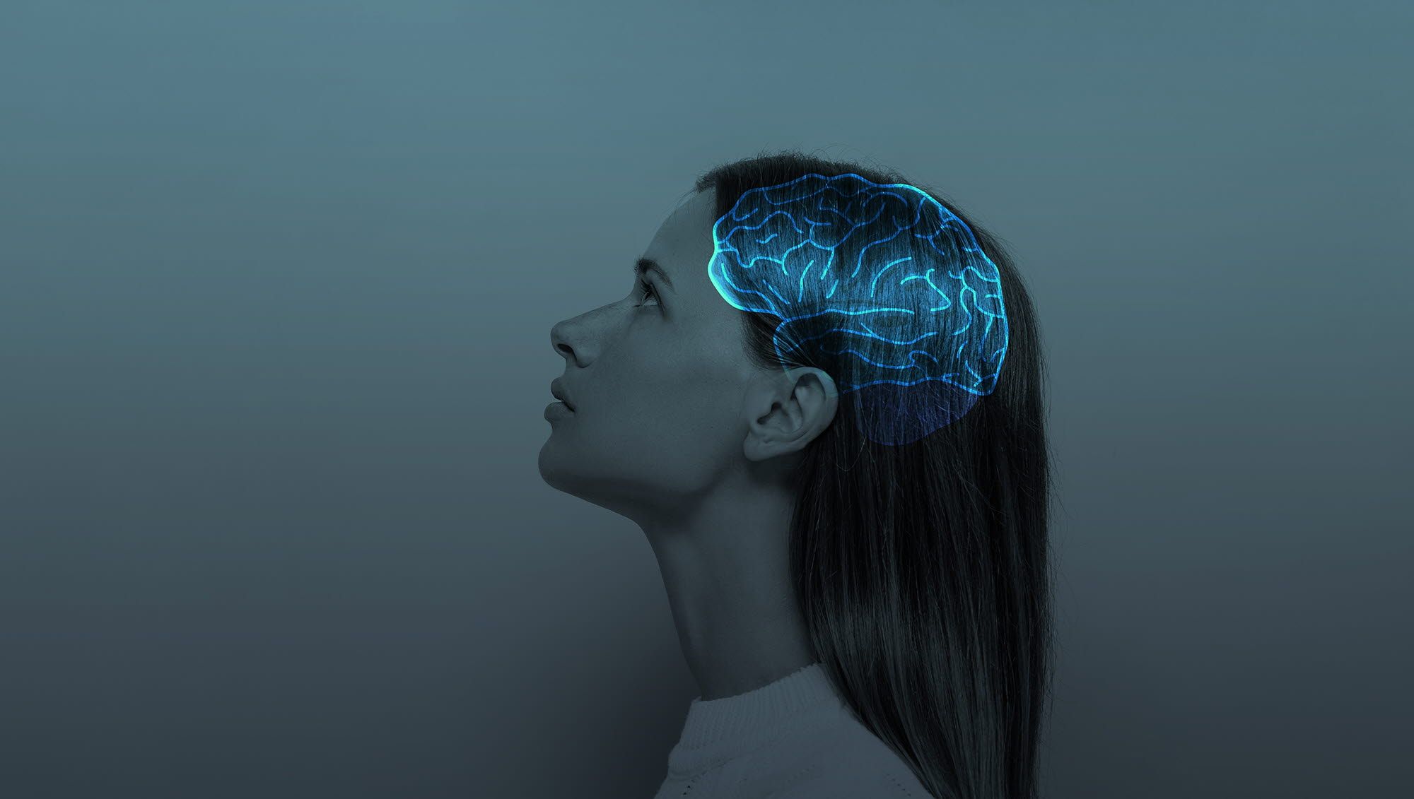 Woman's brain