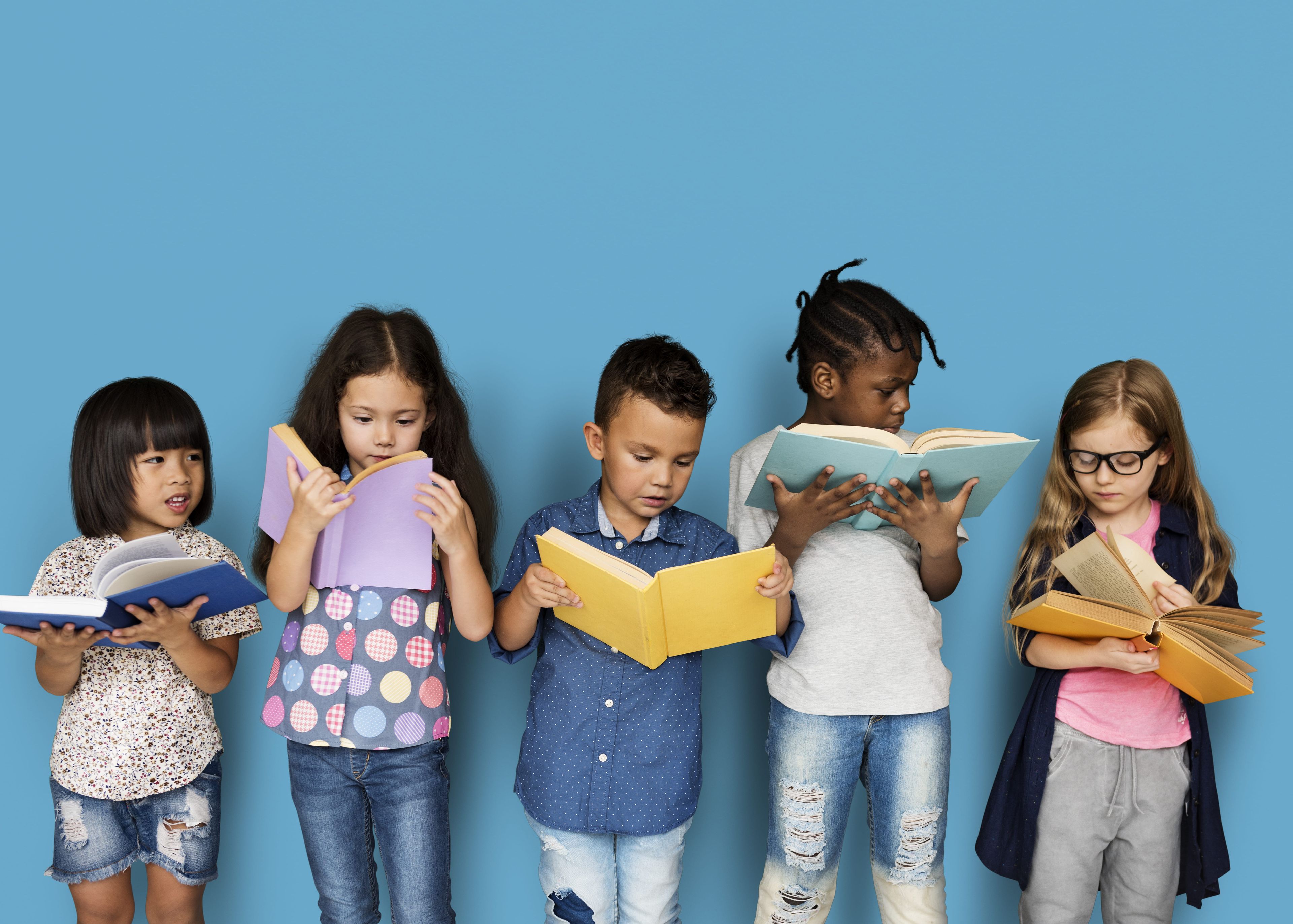 Children reading
