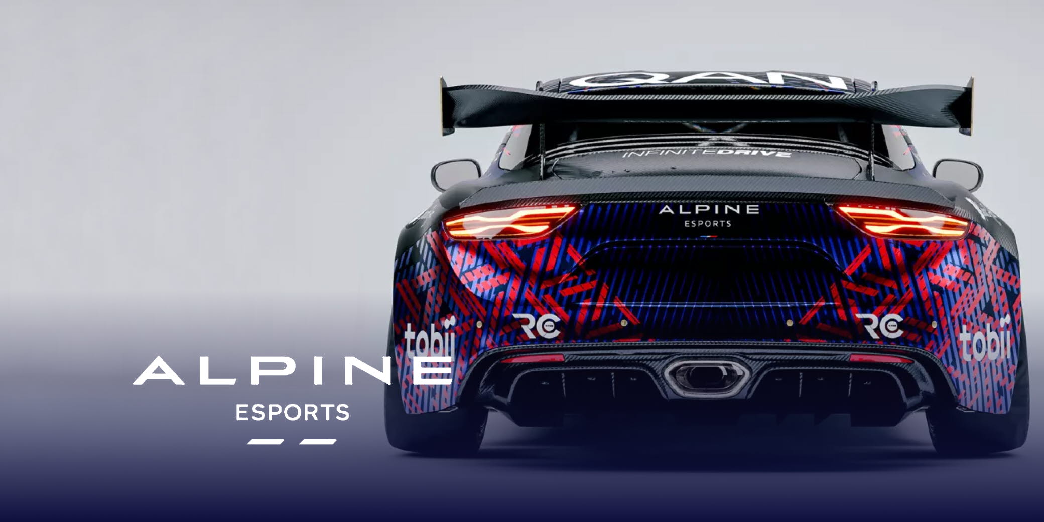 Alpine race team car