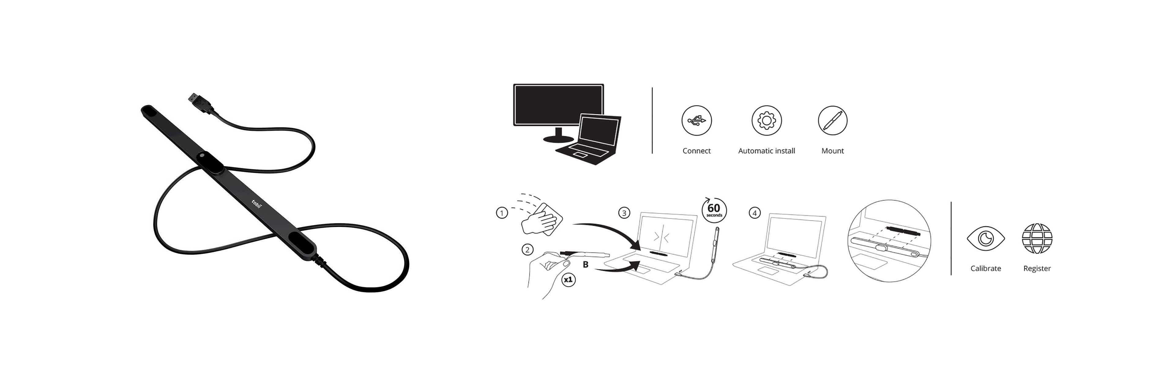 Instructions - how to install your eye tracker