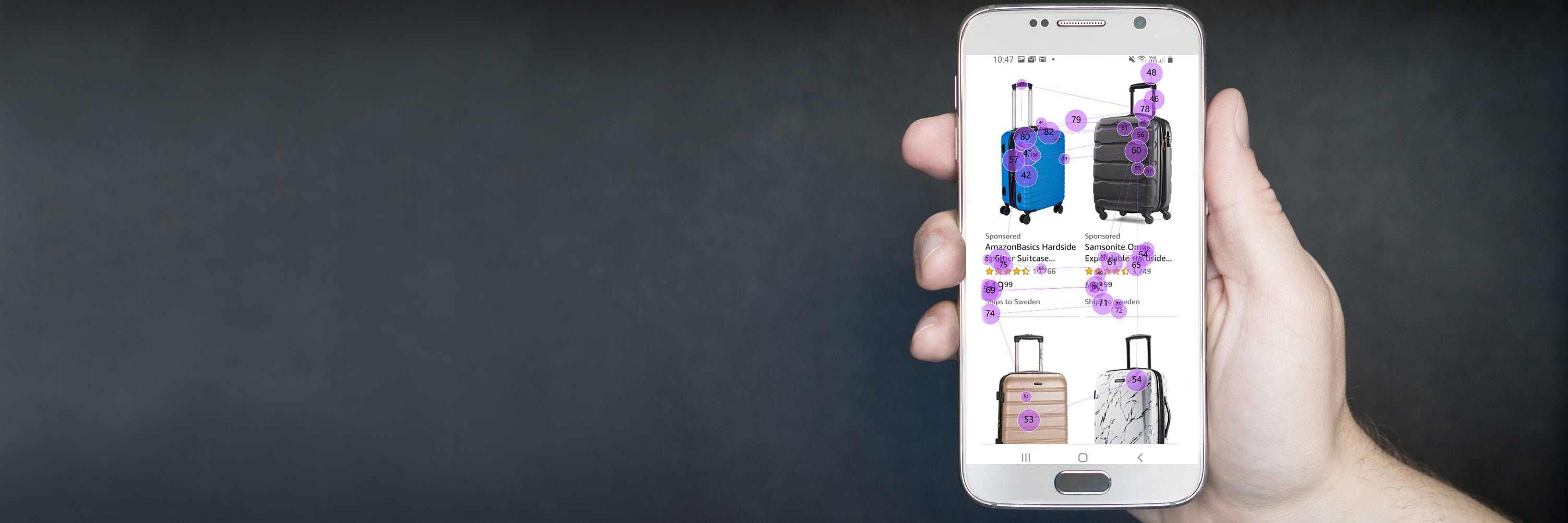 Gazeshare plots on mobile phone